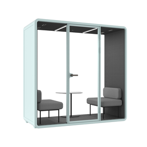 Agrandir l'image Ajouter au comparateur Partager Cabine insonorisée mobile et portable pour réunions, bureau privé <span class=keywords><strong>acoustique</strong></span>, pod de réunion, cabine téléphonique B - Product Image 4