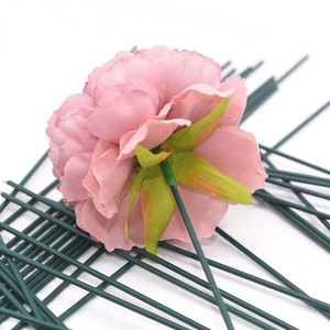 <span class=keywords><strong>Tiges</strong></span> Florales Métalliques DIY Créatives en Fil de Fer pour Fleurs Artificielles Vertes en Acier de Haute Qualité en Gros - Product Image 3