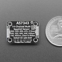 6477 AS7343 Modul Breakout Sensor Spektral 14 Saluran Deteksi Kedip Cahaya Inframerah Dekat Cahaya Tampak Antarmuka I2C