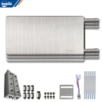 Radiateur en aluminium refroidi par eau de haute qualité et plaque de refroidissement liquide en aluminium, M50 directement du fabricant