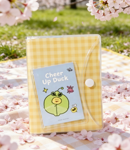 Quaderno a Fogli Mobili Trasparente con Griglia Gialla, Stile Fresco e Carino, Personalizzabile all'Ingrosso per Negozi di Cancelleria Studentesca - Product Image 6