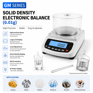 Balanza Digital de Densidad para Pruebas de Metales Preciosos, Báscula Electrónica de Laboratorio 0.01g - Product Image 4