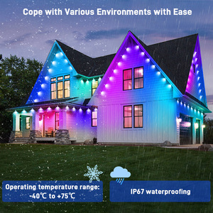 Luces LED RGBIC Permanentes para Exteriores, para Decoración del Hogar - Product Image 5
