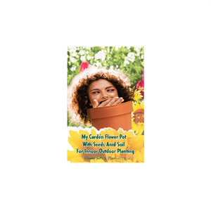 Kit de pot de fleurs circulaire en terre cuite italienne écologique à marque blanche avec graines et terre non enduite pour la plantation en intérieur - Product Image 2