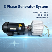 Ensemble Moteur à Engrenages PMG à Faible Régime 1KW-500KW / 1KVA-500KVA 110V 220V 380V pour Énergies Renouvelables