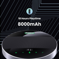 Cámaras PTZ Tenveo NDI 4K60 20X AI con Pantalla Táctil M5BEX, Altavoz para Conferencias, Sistema de Conferencia Inalámbrico/Bluetooth/USB