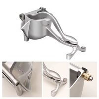 Handmatige citruspers van zwaar metaal, aluminiumlegering, voor één hand, geschikt voor citroen, limoen en ander citrusfruit.