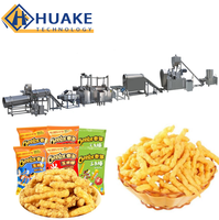 Ligne de production entièrement automatique d'extrusion de snacks en forme de spirale de maïs Cheetos Kurkure