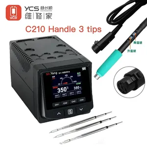 Station de soudage <span class=keywords><strong>automatique</strong></span> YCS S1-160 Ultra avec fonction veille, compatible avec les pointes 245/210/115, outils de réparation - Product Image 6