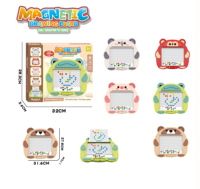 Nouveauté Montessori planche à dessin magnétique stylo sucer déplacer perles mignon conception STEM jouets éducatifs pour les enfants d'âge préscolaire