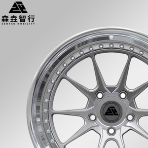 Cerchi in Lega di Alluminio Forgiati SY Personalizzati a Due Pezzi con 5 Razze, Profondità Maggiorata, 16-22 Pollici per BMW G20 535i F10 M5 - Product Image 4