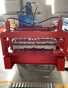 Double Layer Corrugated Wave Trapezoidal Roof Panel Roll Forming Machine <b>Tile</b> Press Machine Metal Roof <b>Sheet</b> Making Machine - Product Image 3