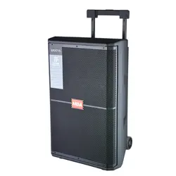 15 Inch ooden oorolrolRluluigh GH ctive utdoor Tage rolley pepeaker ITH lutootH/TF/FM M/Wreless reless - Product Image 2