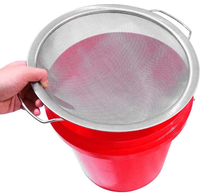 Filtre à mailles colorées en acier inoxydable 304, maille fine, pour seaux de 5 gallons, émulsion, miel, entonnoir de filtration