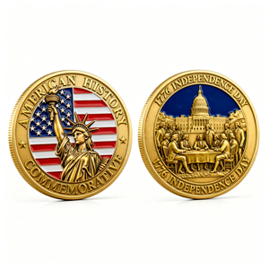 Fabricación de Monedas Conmemorativas con Diseño Personalizado, Logotipo con Impresión UV, Metal Plateado en Oro o Plata, Moneda Personalizada Impresa en 3D - Product Image 5