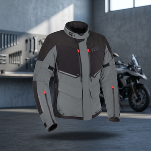 Gilet airbag moto professionnel de course, veste de motocross avancée en velours côtelé, logo avant personnalisable, pour motards sportifs et de tourisme - Product Image 3
