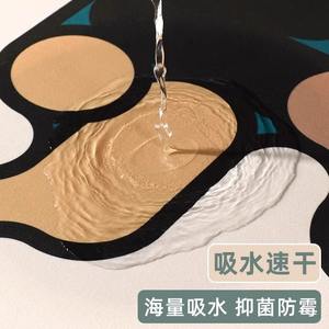 Tappetino antiscivolo <span class=keywords><strong>per</strong></span> <span class=keywords><strong>bagno</strong></span> in terra di diatomee assorbente tappetino a asciugatura rapida tappeto stile semplice <span class=keywords><strong>per</strong></span> <span class=keywords><strong>bagno</strong></span> <span class=keywords><strong>cucina</strong></span> uso domestico - Product Image 3