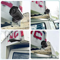Cámara de Visión Lateral, Cámara de Punto Ciego para Espejo Retrovisor Lateral, 1080P AHD IP68, Impermeable, Visión Nocturna IR, Gran Angular, para Camiones, Autobuses y Vehículos