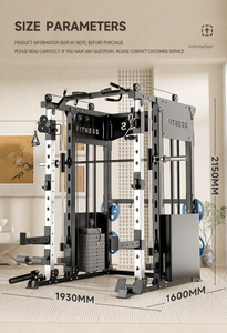 Ensemble d'équipements de fitness Smith Machine pour la <span class=keywords><strong>maison</strong></span>, équipement de musculation intégré, machine multifonction - Product Image 3