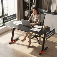 Table de jeu AOR en fibre de carbone, idéale pour la maison et le bureau, avec éclairage RGB intégré, vente en gros d'usine