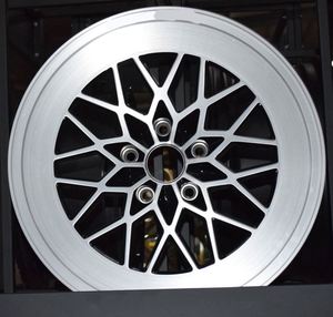 Jante en alliage Flrocky de style vintage ancien, 18 pouces * 8 pouces, 5X100~114.3, design en maille, pour le sport automobile, pour <span class=keywords><strong>Ford</strong></span> Mustang Taurus - Product Image 3