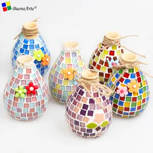 FAI DA TE Mosaico Vaso di Kit di Materiale per I Bambini Fatti A Mano Creativa Genitore-Bambino Giocattoli Educativi