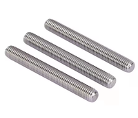 China Factory Supply DIN 975 Full Thread Round Head Threaded Rods in Stock Metric Steel Threaded Stud for Construction