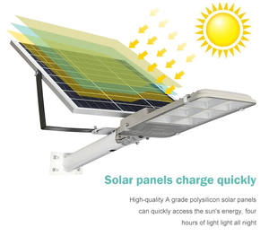 Farola <span class=keywords><strong>solar</strong></span> led para exteriores, farola de alto lúmenes, impermeable Ip65, 100W, 150W, 200W, 300W, 400W, precio de fábrica, entrega rápida - Product Image 2