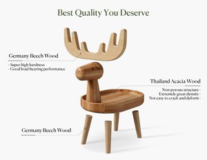 Décor à la maison plateau à clés en <span class=keywords><strong>bois</strong></span> pour entrée Table et bureau cerf elfe bijoux fourre-tout plateau organisateur porte-anneau - Product Image 5
