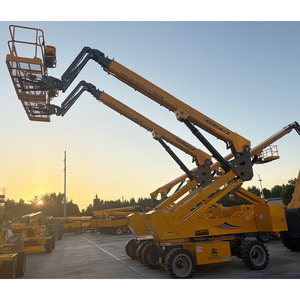 במת הרמה הידראולית ניידת, מסוג צ'רי פיקר, בום ליפט, MEWP, טלסקופית, מפרקית, עם הנעה עצמית. - Product Image 5