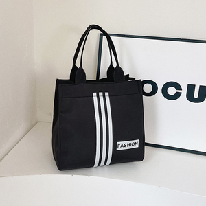 Tas tangan wanita mewah mode baru 2026 dompet kapasitas besar gaya Jepang dengan penutup ritsleting dekorasi huruf dan rantai tunggal - Product Image 1