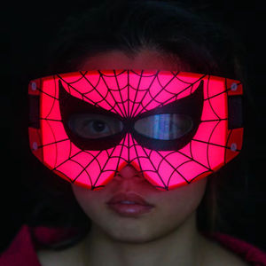 <span class=keywords><strong>Masque</strong></span> pour les yeux <span class=keywords><strong>LED</strong></span> pour fête, <span class=keywords><strong>masque</strong></span> en mousse lumineux pour rave, festival, Halloween, cosplay, accessoires de costume lumineux clignotants, cadeaux - Product Image 1