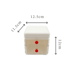 ชุดลิ้นชักโต๊ะทำงาน, กล่องใส่เครื่องเขียนแบบหลายชั้น, กล่องจัดระเบียบเครื่องสำอางและเครื่องเขียนพลาสติกพร้อมที่จับสีตัดกัน - Product Image 6