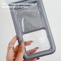 Sacs de téléphone étanches en PVC pour sports nautiques, plongée sous-marine, ski nautique, plage, bateau, natation, sacs de téléphone transparents pour la natation