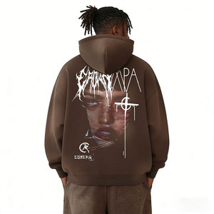 Sudadera con Capucha para Hombre Acolchada y Cálida ALCLEVER, con Bolsillo Tipo Canguro, Corte Holgado, Uso Diario, Envío Rápido, Disponible en Stock - Product Image 3