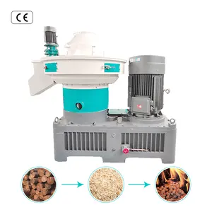 Mini máquina de pellets de biomasa de madera Línea de producción para hacer pellets de madera