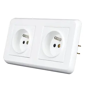 European White Pc Panel 2 Gang Built-in Wall Outlet Socket 16A 3 Years Sonoff Tws Earbuds 2023 LMO Toughened Glass Zhejiang 220V