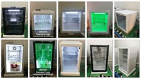 Mini-réfrigérateurs intelligents pour hôtel 21L/52L/70L/100L avec porte en verre pour usage commercial