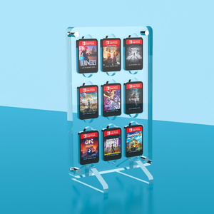 Boîte de rangement pour console de jeu <span class=keywords><strong>Nintendo</strong></span> switch, boîtier transparent en acrylique, cartes magnétiques, 14 en 1, pour NS - Product Image 3