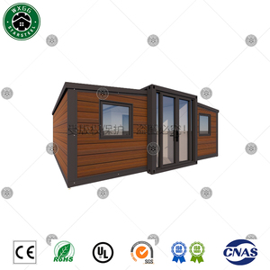 บ้านสำเร็จรูปทันสมัยแบบขยายได้ ลายไม้ คอนเทนเนอร์เฮาส์ สองห้องนอน มีระเบียง บ้านพักสำเร็จรูปเคลื่อนย้ายได้ - Product Image 2
