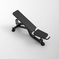 Banc de musculation commercial à inclinaison réglable, banc multifonctionnel pour l'entraînement en force, banc de musculation personnalisable et ajustable