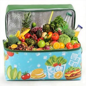 Bolsa Térmica Reutilizable de PP con Aislamiento, Bolsa de Picnic con Cremallera y Estampado Térmico, para Mantener la Comida Caliente o Fría, Solución de Embalaje Ecológica - Product Image 5