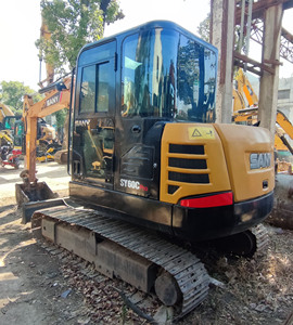 รถขุดขนาดเล็ก Sany SY60 6 ตัน มือสอง ใช้งานน้อย ระบบไฮดรอลิก แบบตีนตะขาบ ขาย - Product Image 3