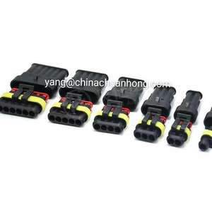 TE TYCO otomatik fiş konnektörü kadın 2WAY 282080-1 Te bağlantı araç motorlu tekne deniz motosiklet - Product Image 4