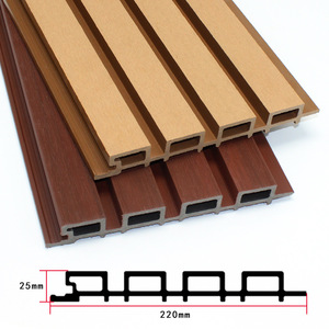 Pannelli 3D Moderni Impermeabili e Resistenti all'Umidità, Rivestimenti Murali WPC, Listelli Scanalati con Design Grafico <span class=keywords><strong>per</strong></span> Uso Domestico e Commerciale - Product Image 2
