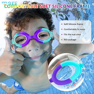 Kính bơi SeeMore có thể tùy chỉnh dành cho trẻ em từ 6-14 tuổi, dây đeo đàn hồi có thể điều chỉnh - Product Image 2