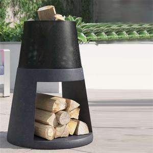 Esterno 3 gambe in acciaio rotondo pozzo del fuoco con camino braciere camino patio <span class=keywords><strong>griglia</strong></span> barbecue pozzo del fuoco - Product Image 2