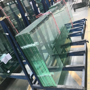 Vente en gros usine de panneaux de cloisonnement en verre trempé sur mesure pour escaliers, bureaux, clôtures de piscine, murs-rideaux flottants pour piscine et cuisines - Product Image 2