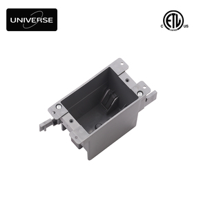 Boîtier de <span class=keywords><strong>jonction</strong></span>/électrique/prise/interrupteur 1 module en PVC, norme américaine ETL, pour installation ancienne, en acier zingué classe de résistance au feu UL94 V0 - Product Image 2
