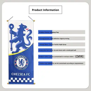 Bandera de la Copa Mundial de Fútbol 2026 de EE. UU., Canadá y México, Decoración de Tela Fundida a Presión, Regalos para Fanáticos - Product Image 4